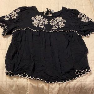 Old navy peasant top